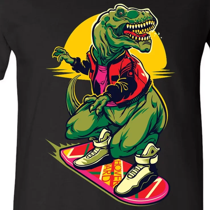 Trex Skating V-Neck T-Shirt