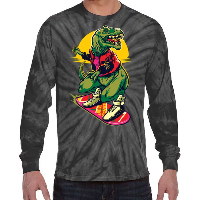 Trex Skating Tie-Dye Long Sleeve Shirt