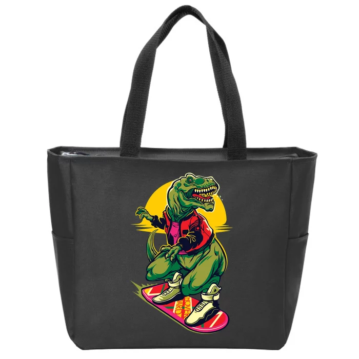 Trex Skating Zip Tote Bag