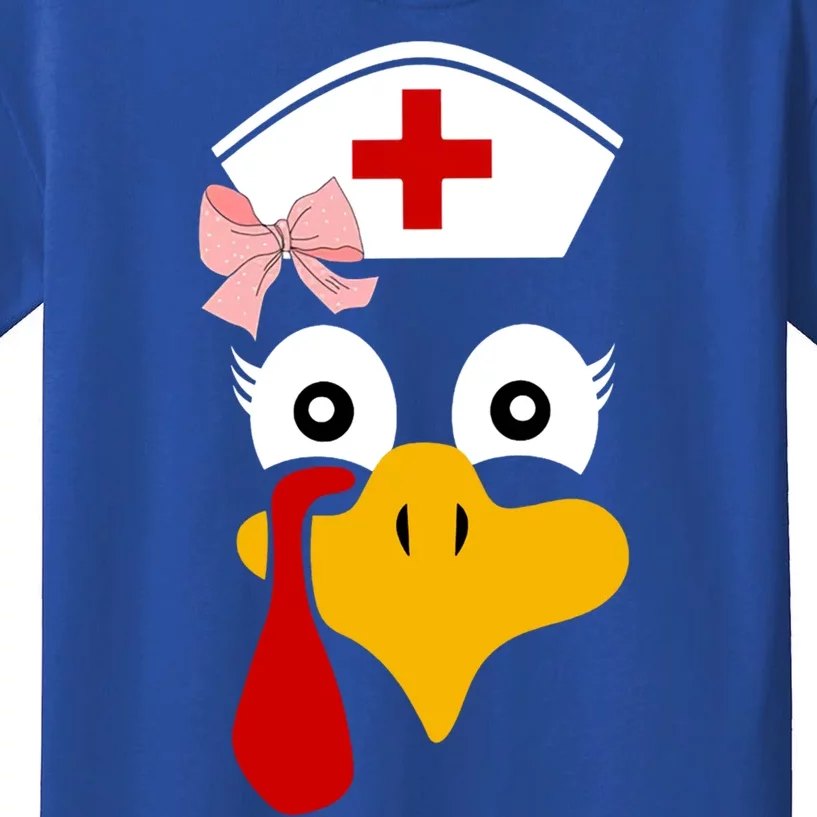 Thanksgiving Scrub Tops Turkey Nurse Holiday Nursing Gift Kids T-Shirt