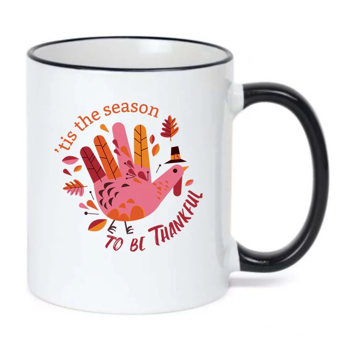 Thankful Season Turkey Black Color Changing Mug