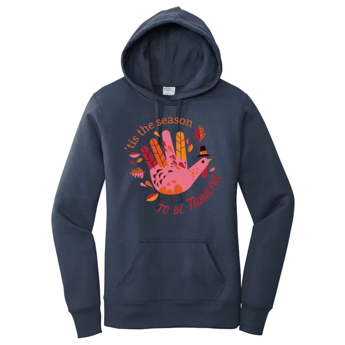 Thankful Season Turkey Women's Pullover Hoodie