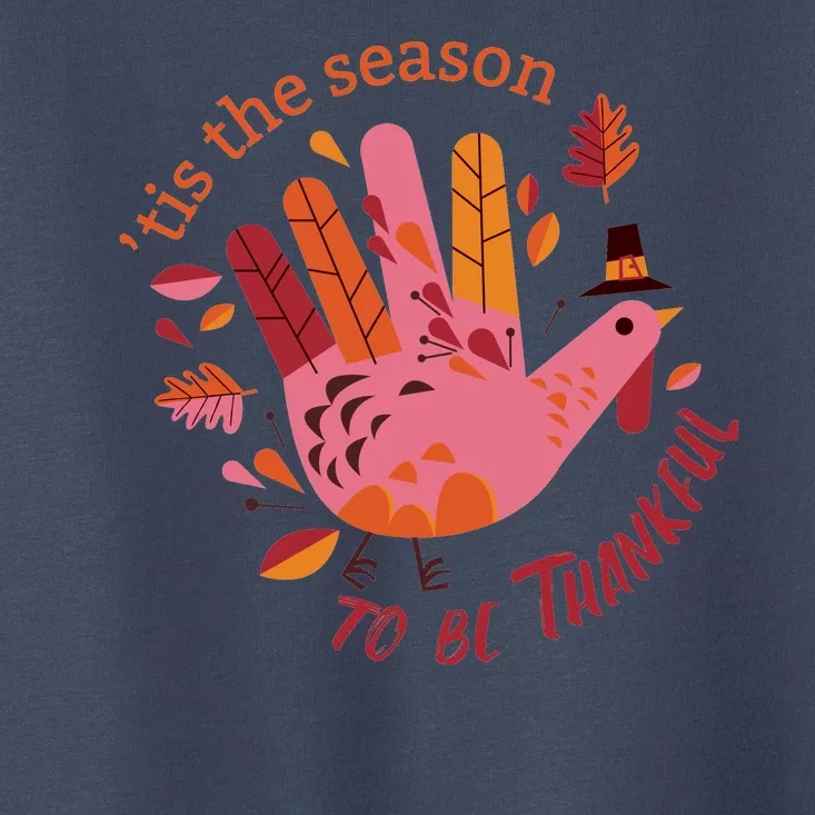 Thankful Season Turkey Toddler T-Shirt