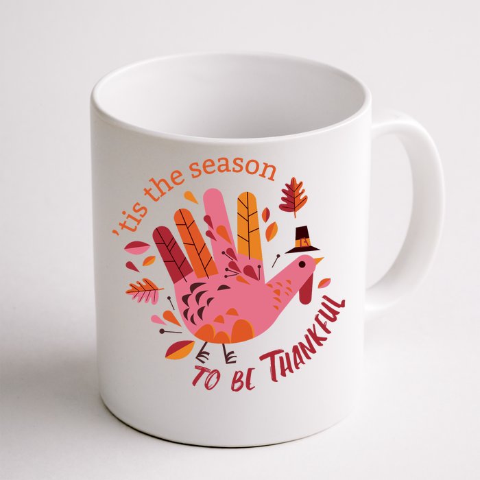 Thankful Season Turkey Front & Back Coffee Mug