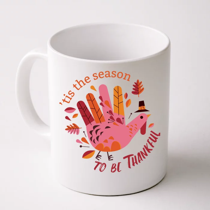 Thankful Season Turkey Front & Back Coffee Mug