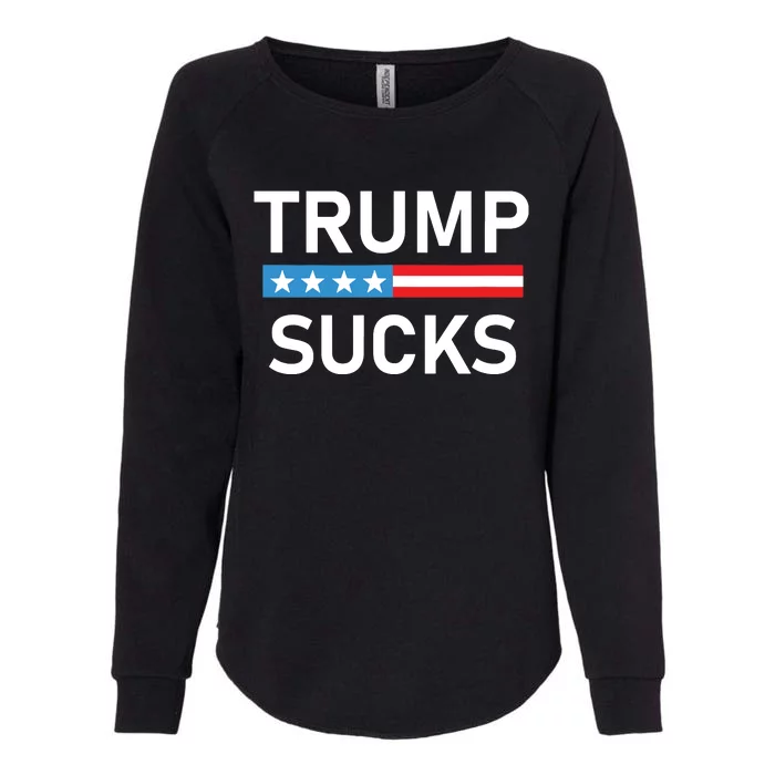 Trump Sucks Womens California Wash Sweatshirt