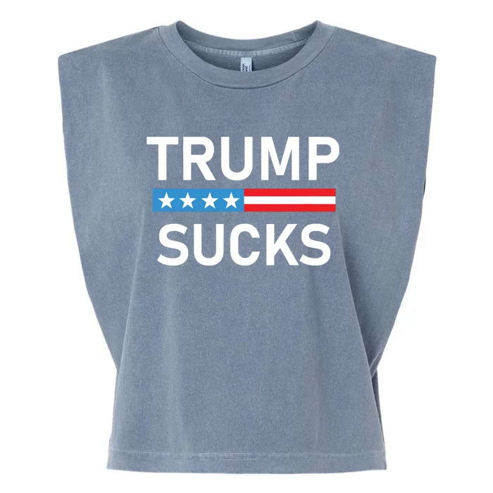 Trump Sucks Garment-Dyed Women's Muscle Tee