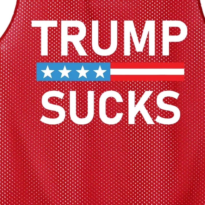 Trump Sucks Mesh Reversible Basketball Jersey Tank