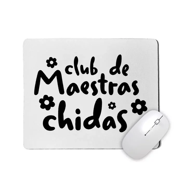 Trendy Spanish Teacher Bilingual Teacher Mousepad