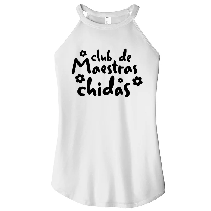 Trendy Spanish Teacher Bilingual Teacher Women’s Perfect Tri Rocker Tank