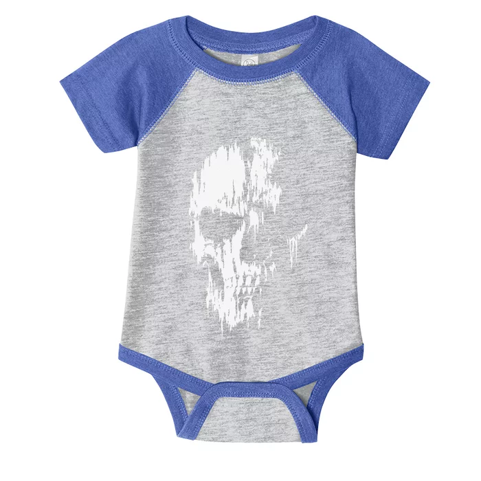 Tattered Skull Infant Baby Jersey Bodysuit