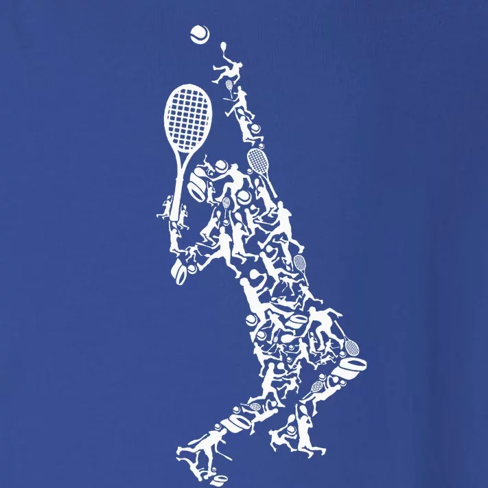 Tennis Silhouette Toddler Long Sleeve Shirt