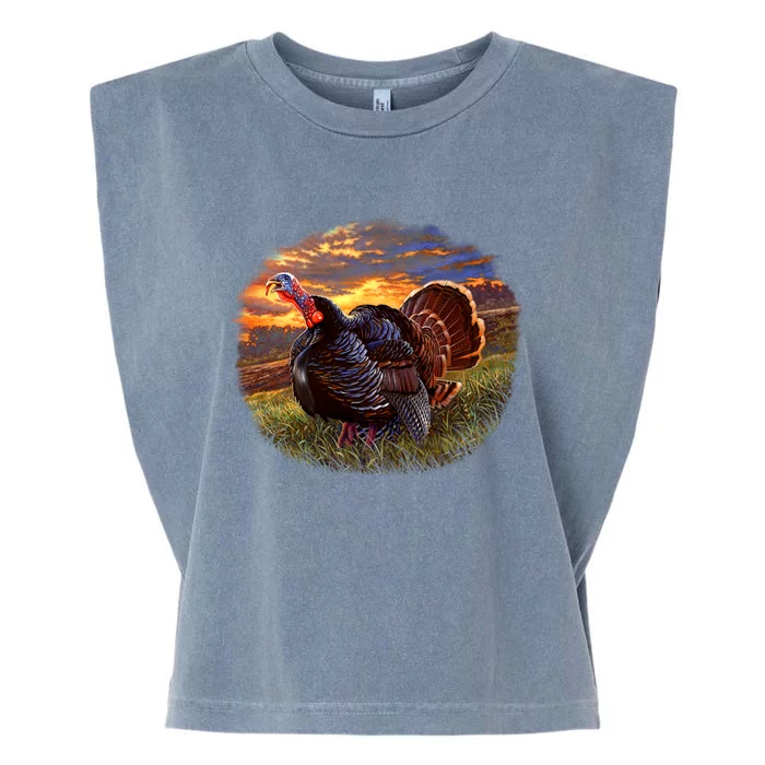 The Sunrise Turkey Garment-Dyed Women's Muscle Tee