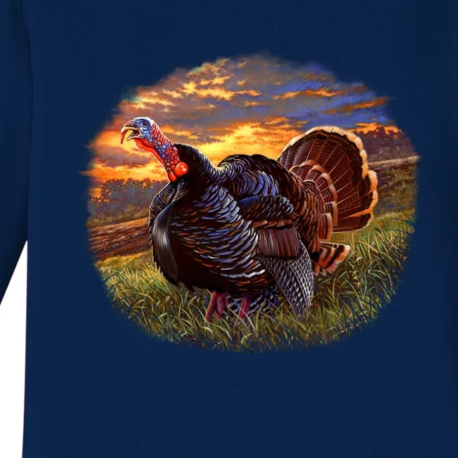 The Sunrise Turkey Baby Long Sleeve Bodysuit