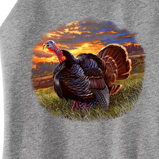 The Sunrise Turkey Women’s Perfect Tri Rocker Tank