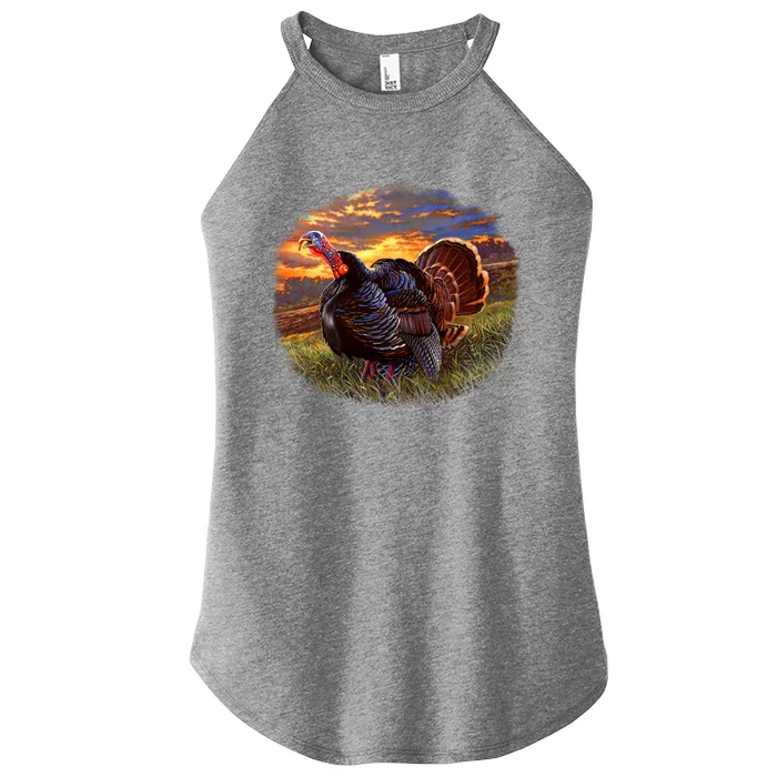 The Sunrise Turkey Women’s Perfect Tri Rocker Tank