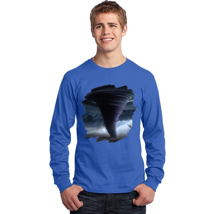 Tornado Storm Tornados Nature Weather Chaser Meteorologist Tall Long Sleeve T-Shirt