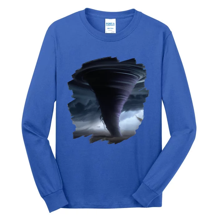 Tornado Storm Tornados Nature Weather Chaser Meteorologist Tall Long Sleeve T-Shirt