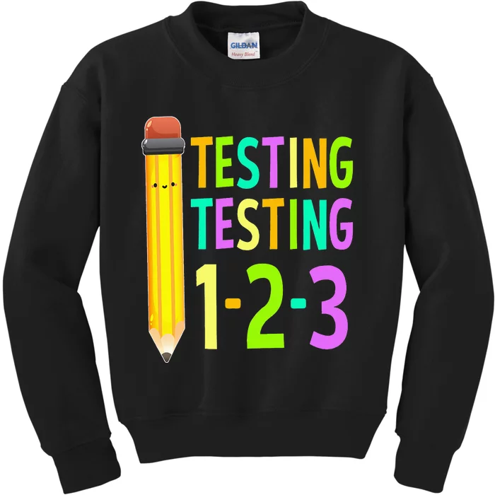 Teacher STAAR Test Exam Teacher Testing Kids Sweatshirt