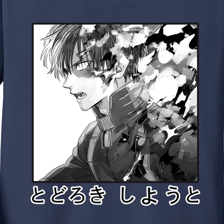 Todoroki Shouto Kids Long Sleeve Shirt