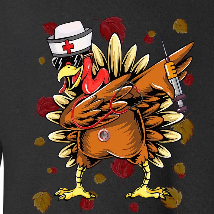 Thanksgiving Scrub Tops Turkey Nurse Holiday Nursing Toddler Sweatshirt