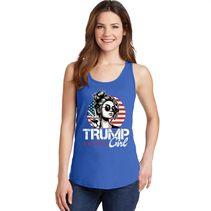 Trump Support Trump Vance For President 2024 Funny Gift Ladies Essential Tank