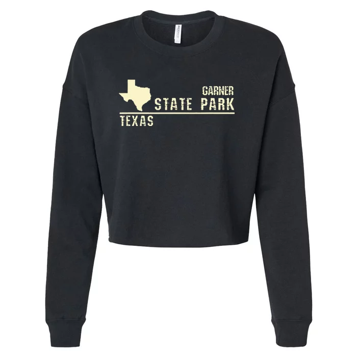 TX Souvenir Texas Garner State Park Cropped Pullover Crew