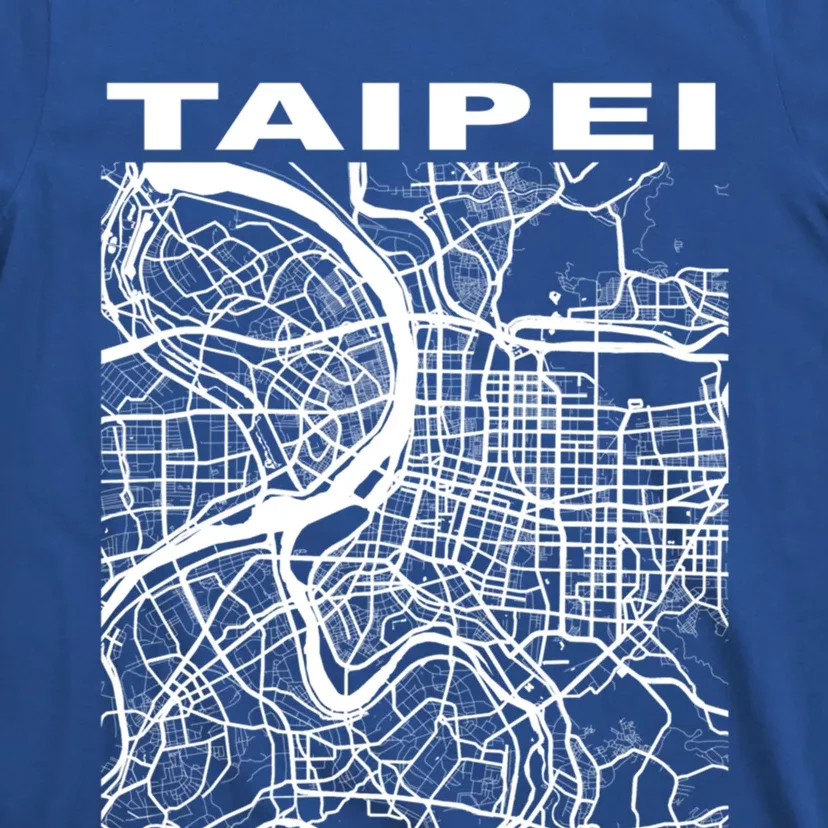 Taiwan Souvenir Taipei City Street Map Gift T-Shirt