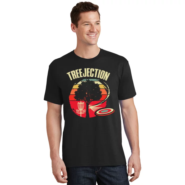 Treejection Stupid Tree Disc Golf Ultimate Frisbee Golf T-Shirt