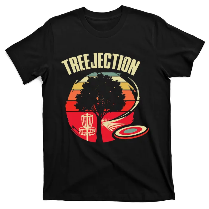 Treejection Stupid Tree Disc Golf Ultimate Frisbee Golf T-Shirt