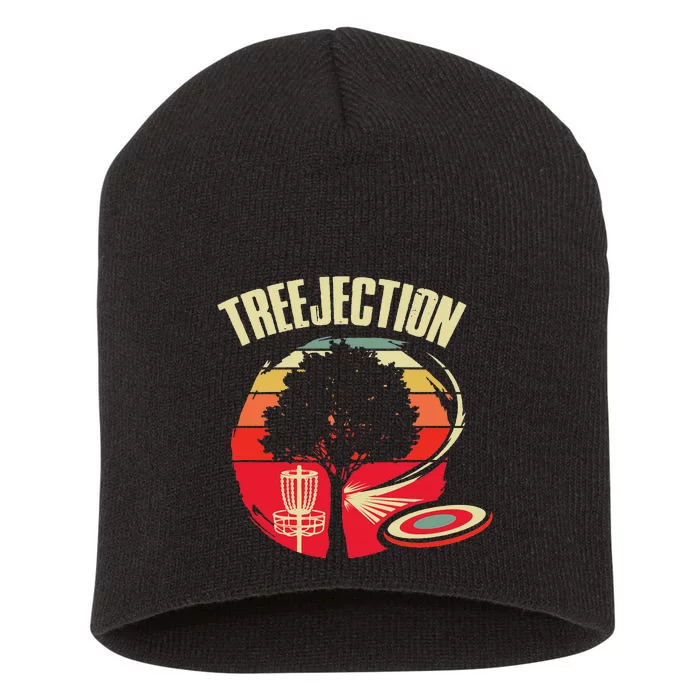 Treejection Stupid Tree Disc Golf Ultimate Frisbee Golf Short Acrylic Beanie