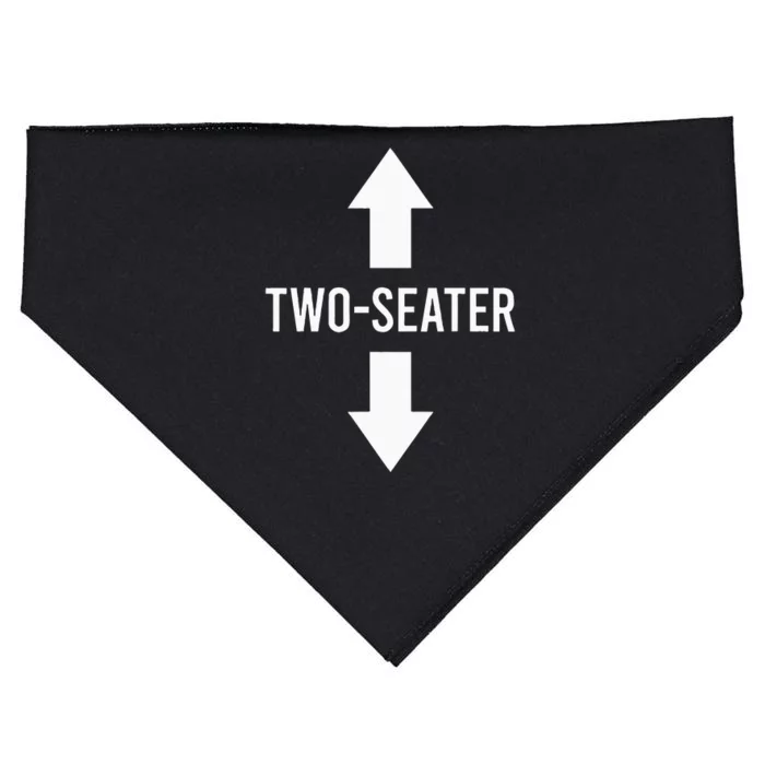 Two Seater TwoSeater 2 Seater Two Seater USA-Made Doggie Bandana