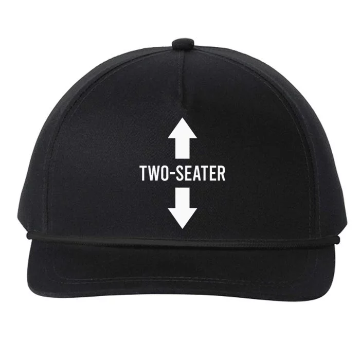 Two Seater TwoSeater 2 Seater Two Seater Snapback Five-Panel Rope Hat