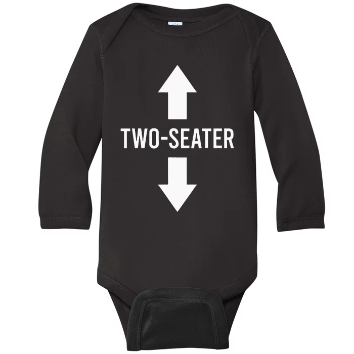 Two Seater TwoSeater 2 Seater Two Seater Baby Long Sleeve Bodysuit