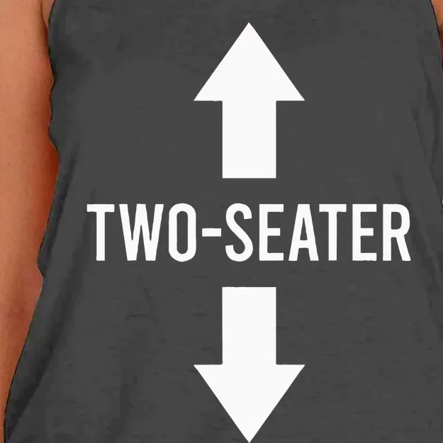 Two Seater TwoSeater 2 Seater Two Seater Women's Knotted Racerback Tank