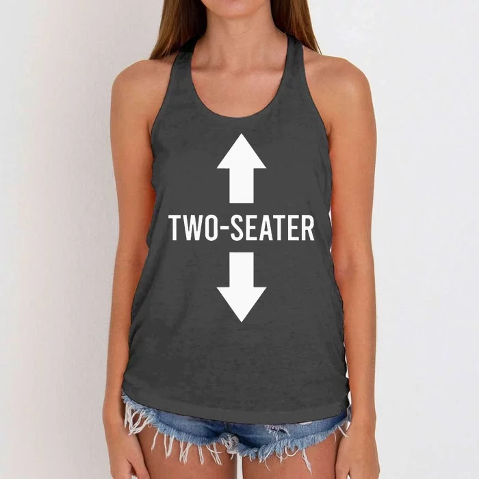 Two Seater TwoSeater 2 Seater Two Seater Women's Knotted Racerback Tank