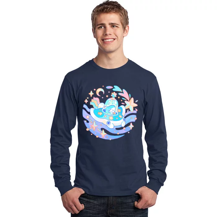 Traveler Shark Tall Long Sleeve T-Shirt