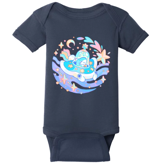 Traveler Shark Baby Bodysuit