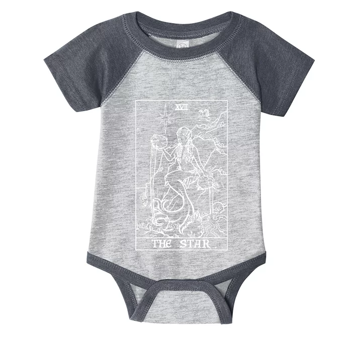 The Star Tarot Card Halloween Mermaid Gothic Witch Horror Infant Baby Jersey Bodysuit