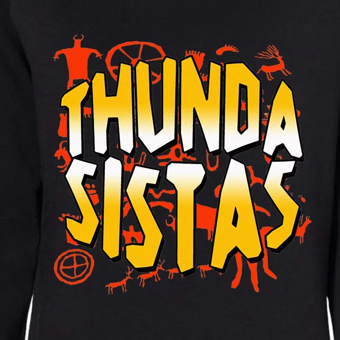 Thunda Sistas Thunder Sisters Womens California Wash Sweatshirt