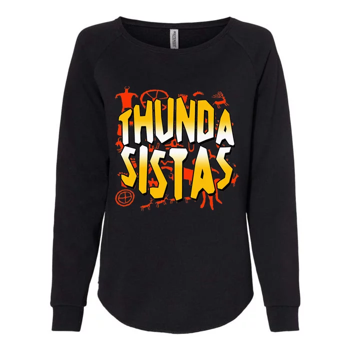 Thunda Sistas Thunder Sisters Womens California Wash Sweatshirt