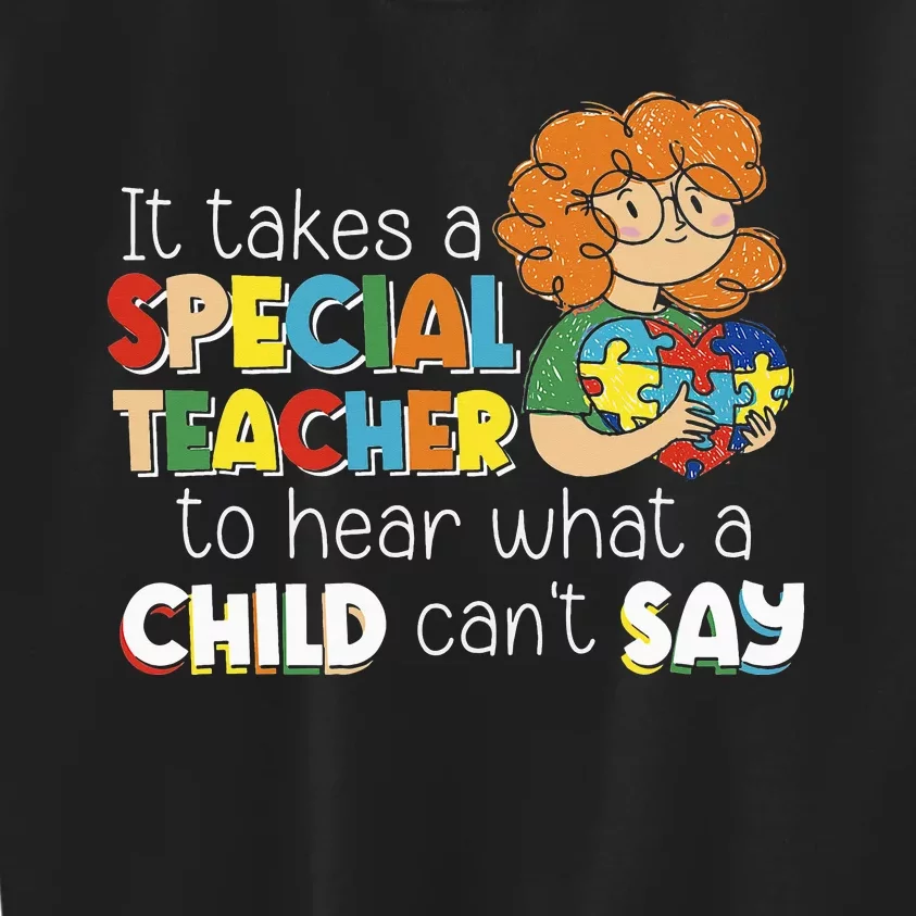 Team SPED Teacher Think My Hands Are Full Special Education Kids Sweatshirt