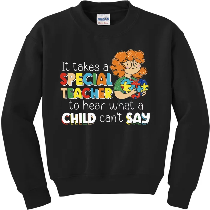 Team SPED Teacher Think My Hands Are Full Special Education Kids Sweatshirt