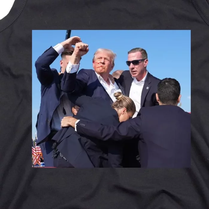 Trump Shooting Trump 2024 Ill Never Stop Fighting For My Country Tank Top