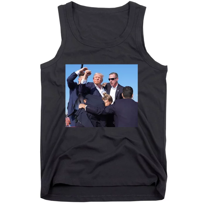 Trump Shooting Trump 2024 Ill Never Stop Fighting For My Country Tank Top