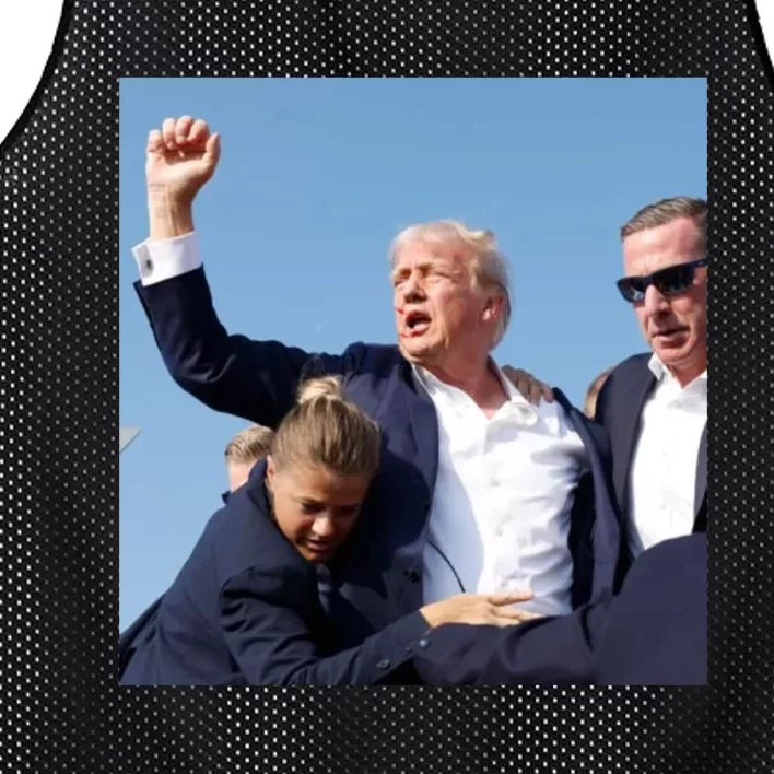 Trump Shooting Trump 2024 Ill Never Stop Fighting For My Country Mesh Reversible Basketball Jersey Tank