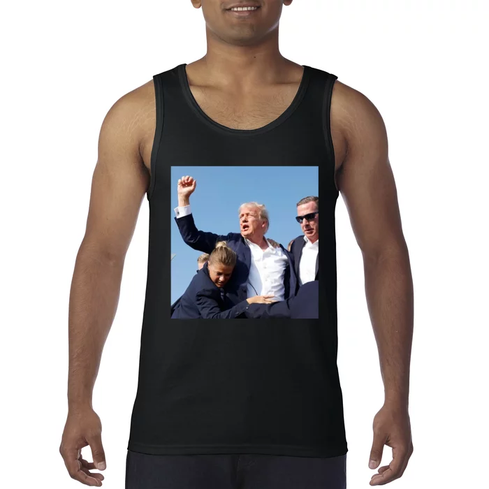 Trump Shooting Trump 2024 Ill Never Stop Fighting For My Country Tank Top