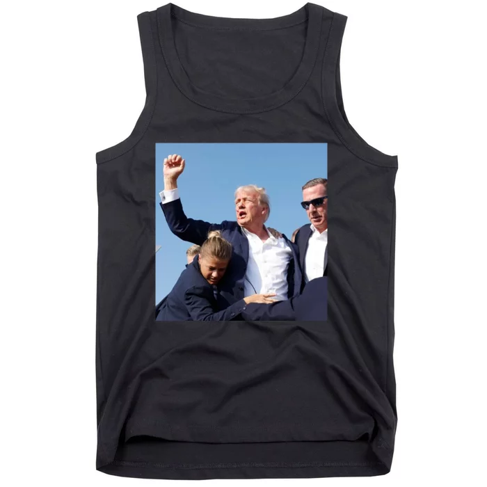 Trump Shooting Trump 2024 Ill Never Stop Fighting For My Country Tank Top