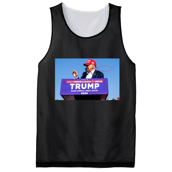 Trump Shooting Trump 2024 Ill Never Stop Fighting For My Country Mesh Reversible Basketball Jersey Tank