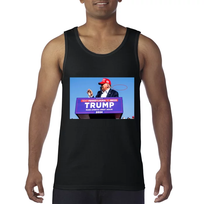 Trump Shooting Trump 2024 Ill Never Stop Fighting For My Country Tank Top